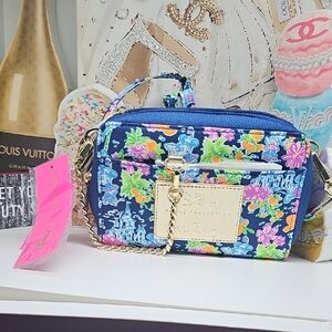 Disney x Lilly Pulitzer Floral Crossbody Bag